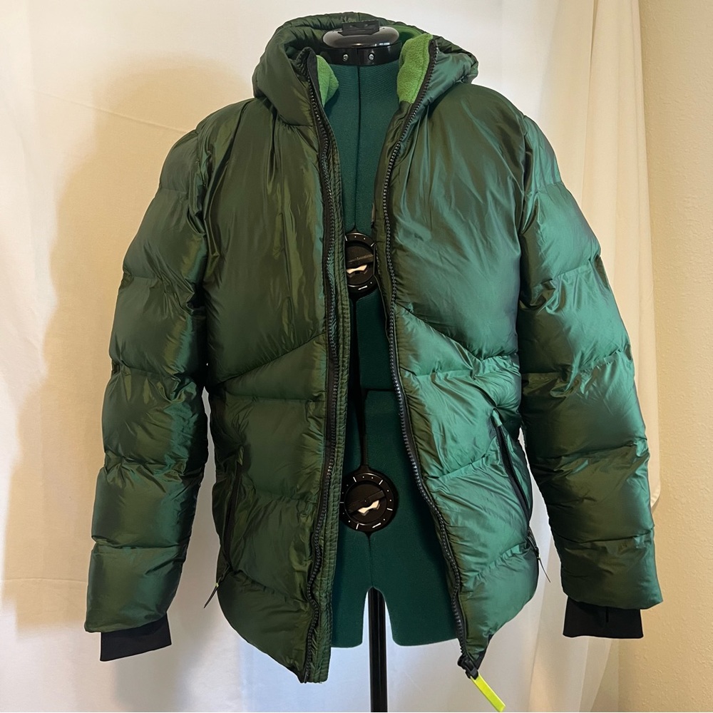 Champion puffer hoodie